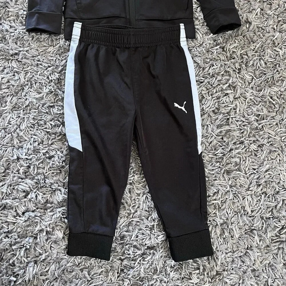 Puma Minicats Baby Toddler Tracksuit Track Top Joggers Black Size 12 Months - Picture 3 of 8
